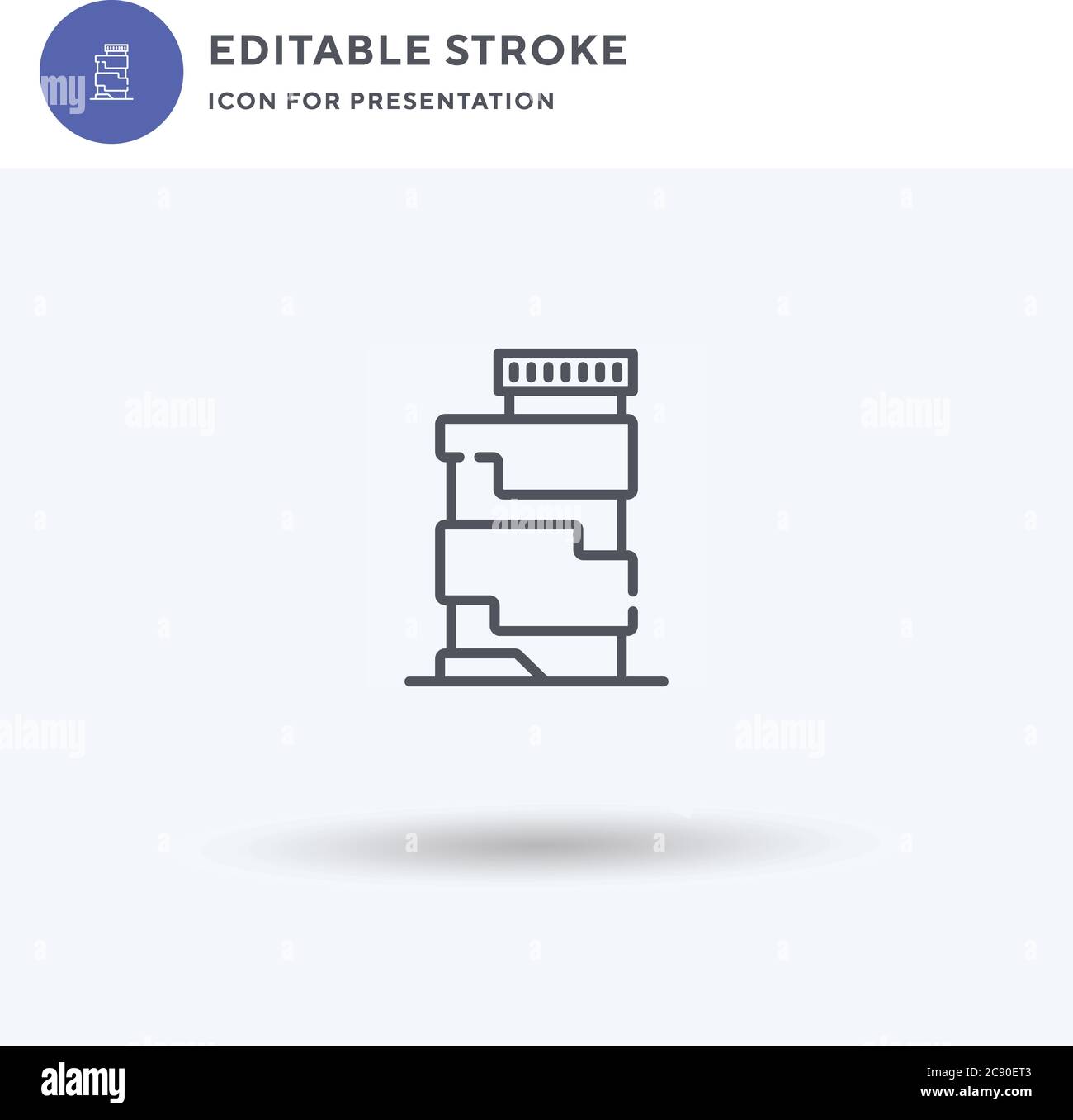 Antwerpen icône vecteur, plein signe plat, solide pictogramme isolé sur blanc, illustration du logo. Icône Antwerpen pour la présentation. Illustration de Vecteur