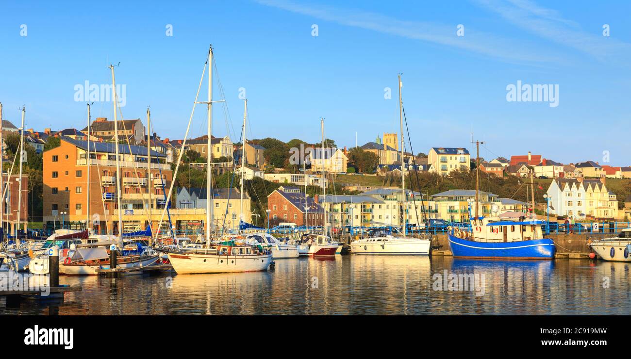 Milford Haven, Pembrokeshire Wales Banque D'Images