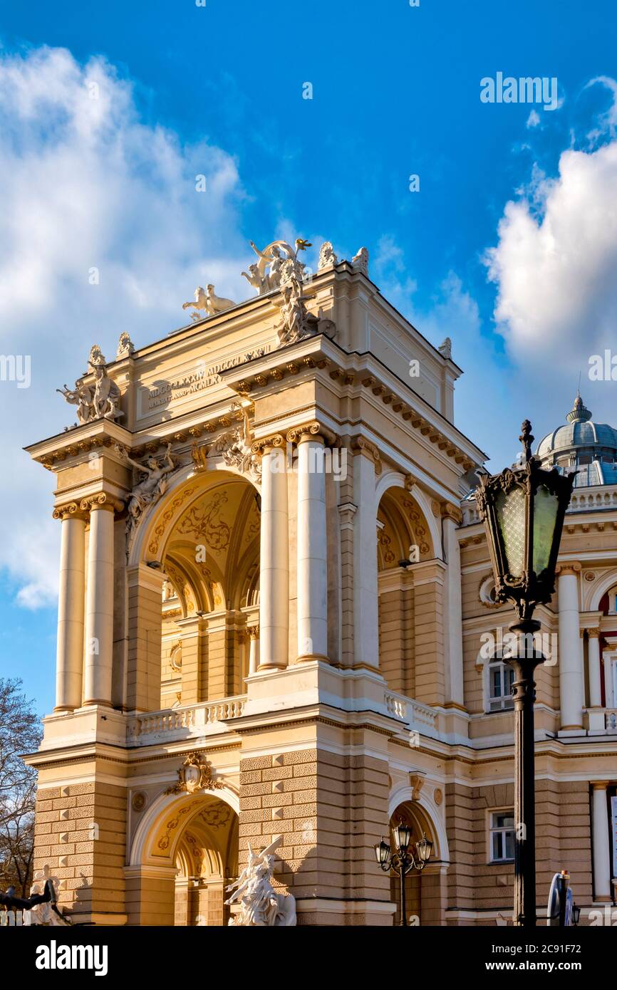 Théâtre de ballet et d'Opéra d'Odessa, Odessa, Ukraine Banque D'Images