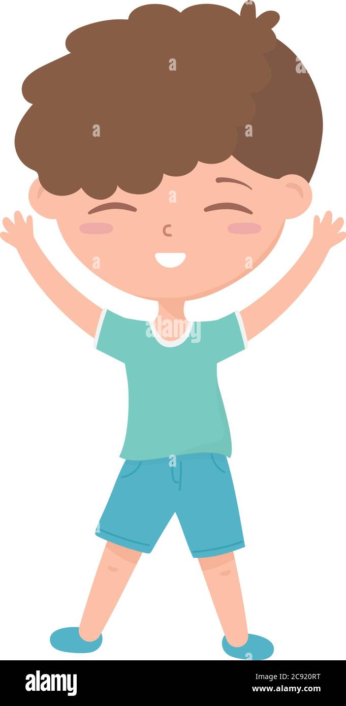 Boy Explorer Cartoon Illustration Banque D Image Et Photos Alamy