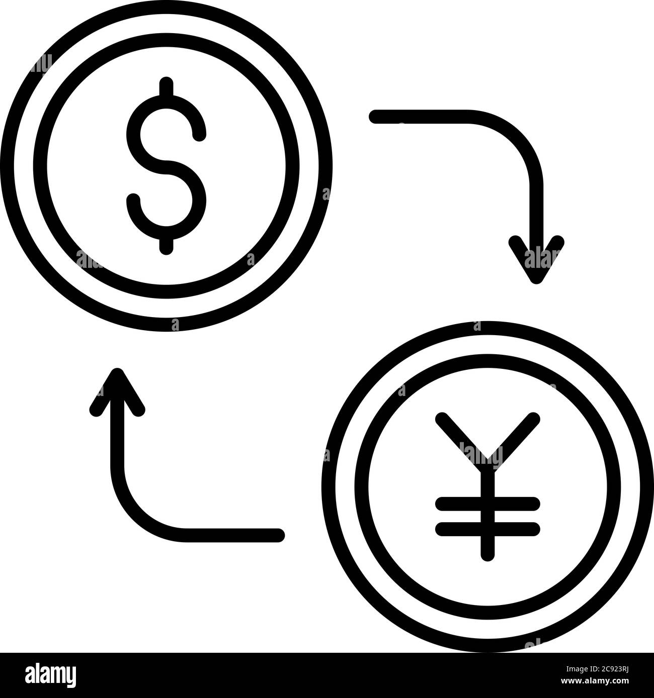 Ce sont quelques icônes sur l'argent, la finance, la comptabilité, la cuurency, le change de devises et plus encore. Banque D'Images