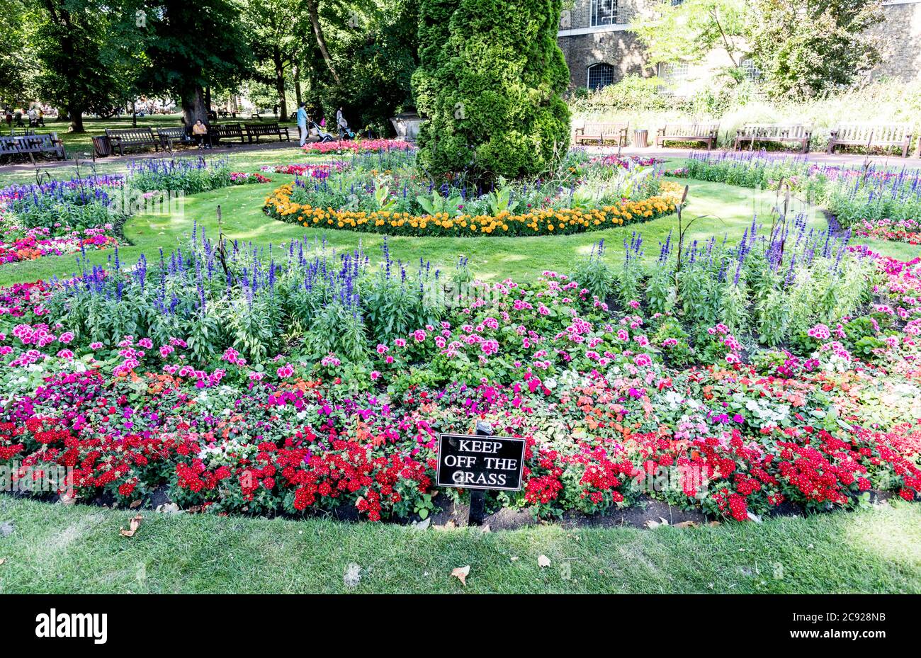 St Johns Wood Church Gardens Londres Banque D'Images
