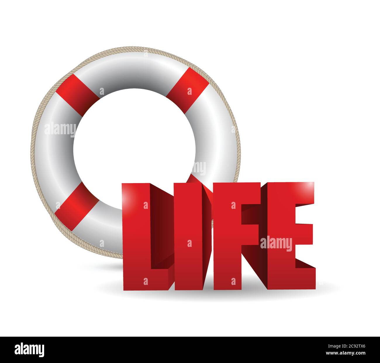 Motif d'illustration Life sur fond blanc Illustration de Vecteur