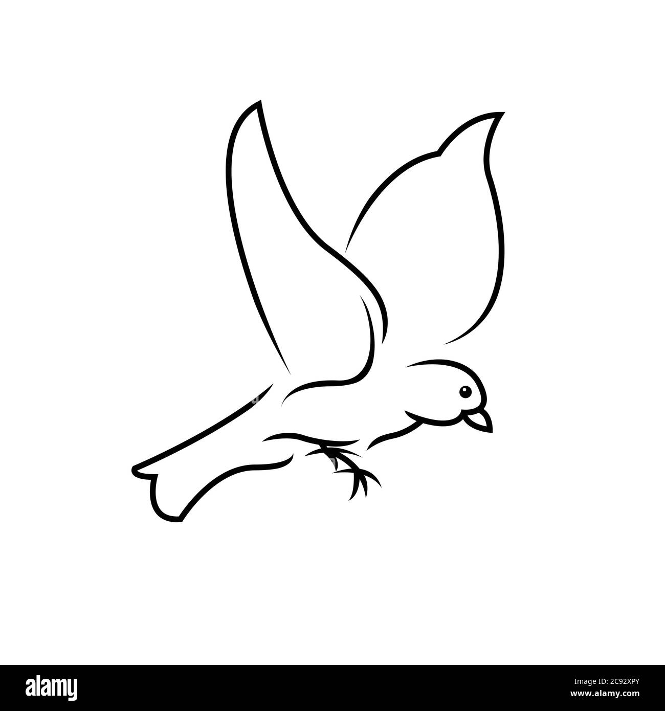 Motif oiseau vecteur abstrait Illustration de Vecteur