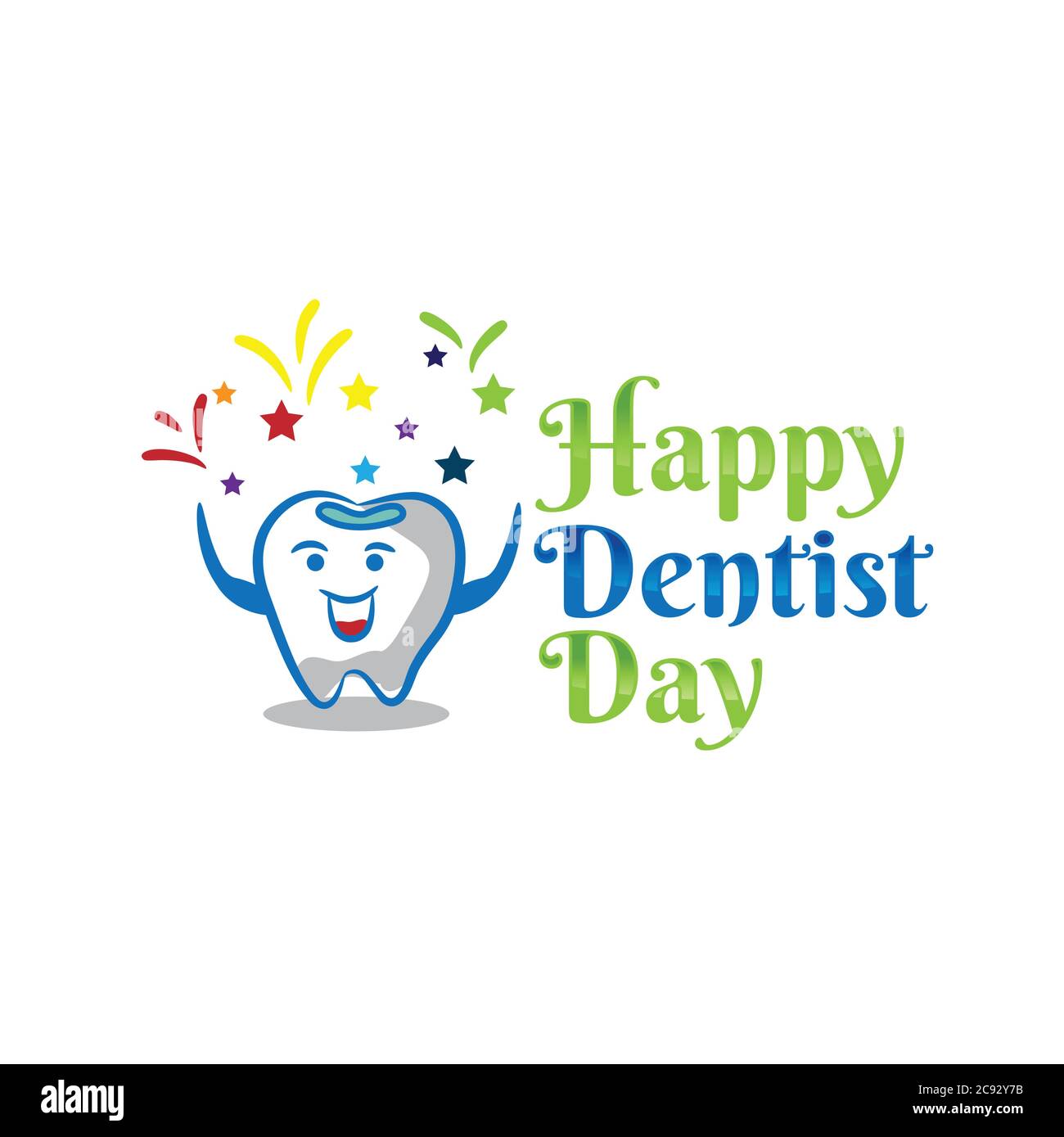 Modèle de conception vectorielle pour la Journée mondiale des dentistes.EPS 10 Illustration de Vecteur