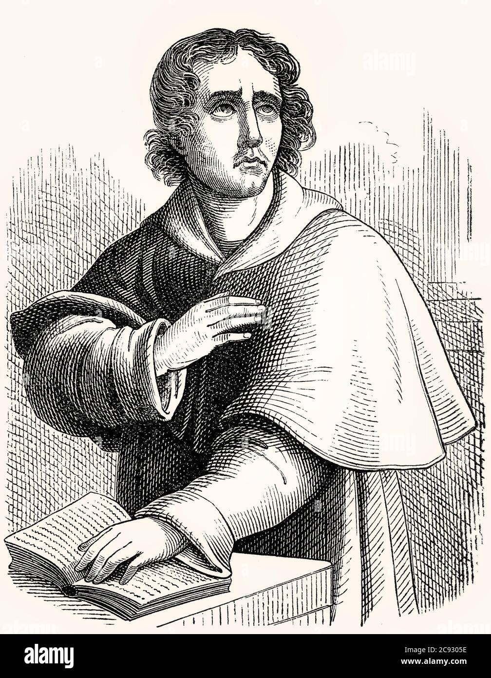 Peter Abelard, c. 1079 – 1142, philosophe scolaire et théologien français médiéval Banque D'Images