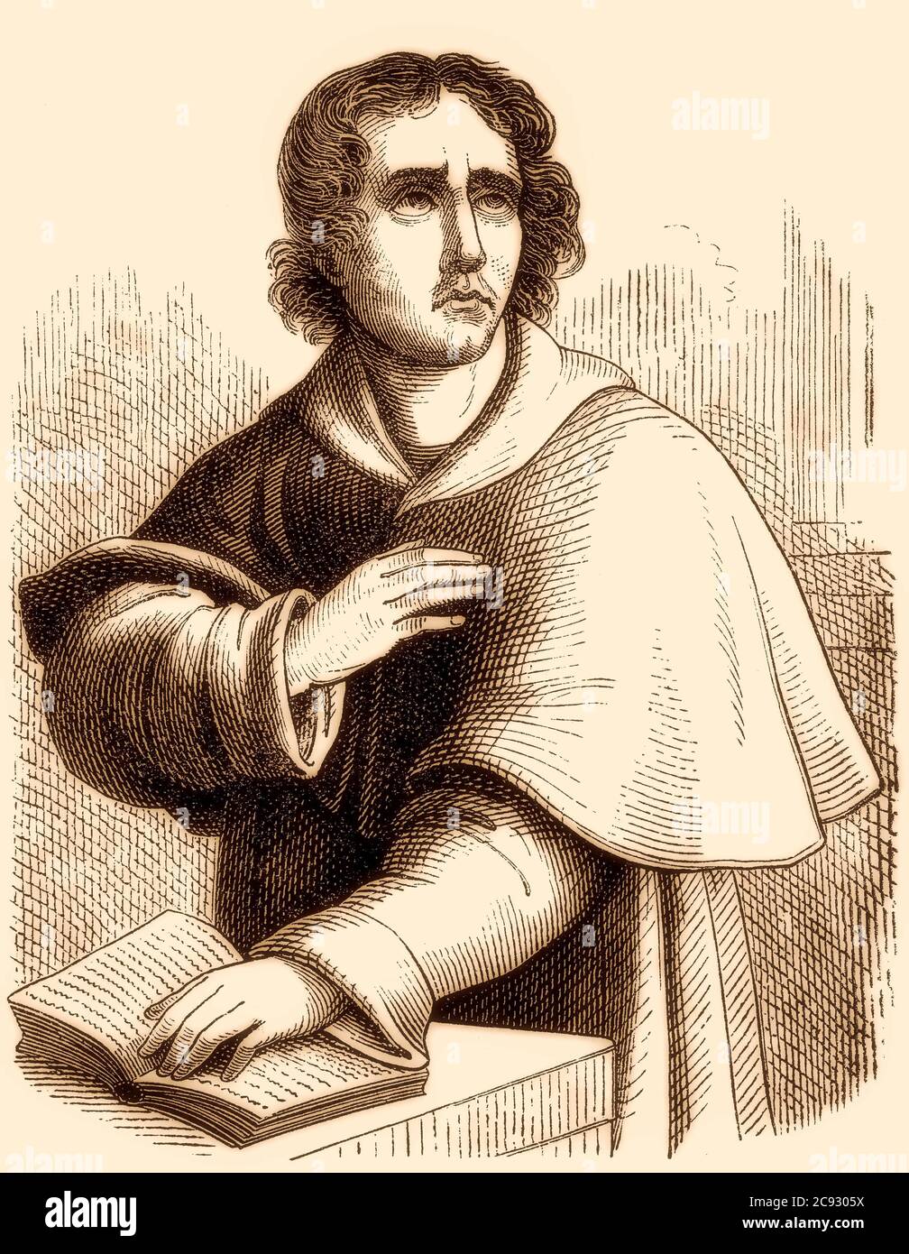 Peter Abelard, c. 1079 – 1142, philosophe scolaire et théologien français médiéval Banque D'Images
