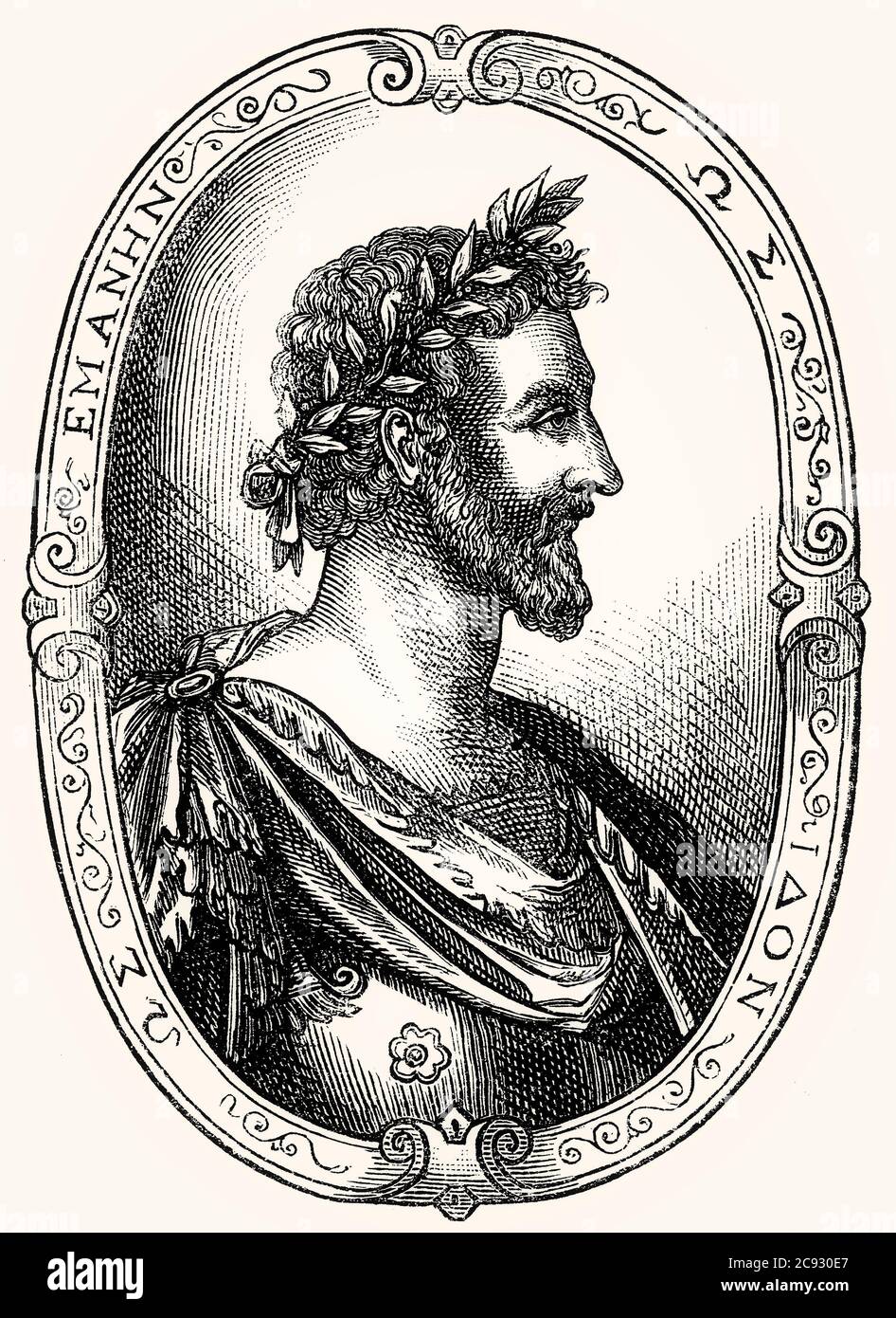 Pierre de Ronsard, 1524 – 1585, poète français Banque D'Images