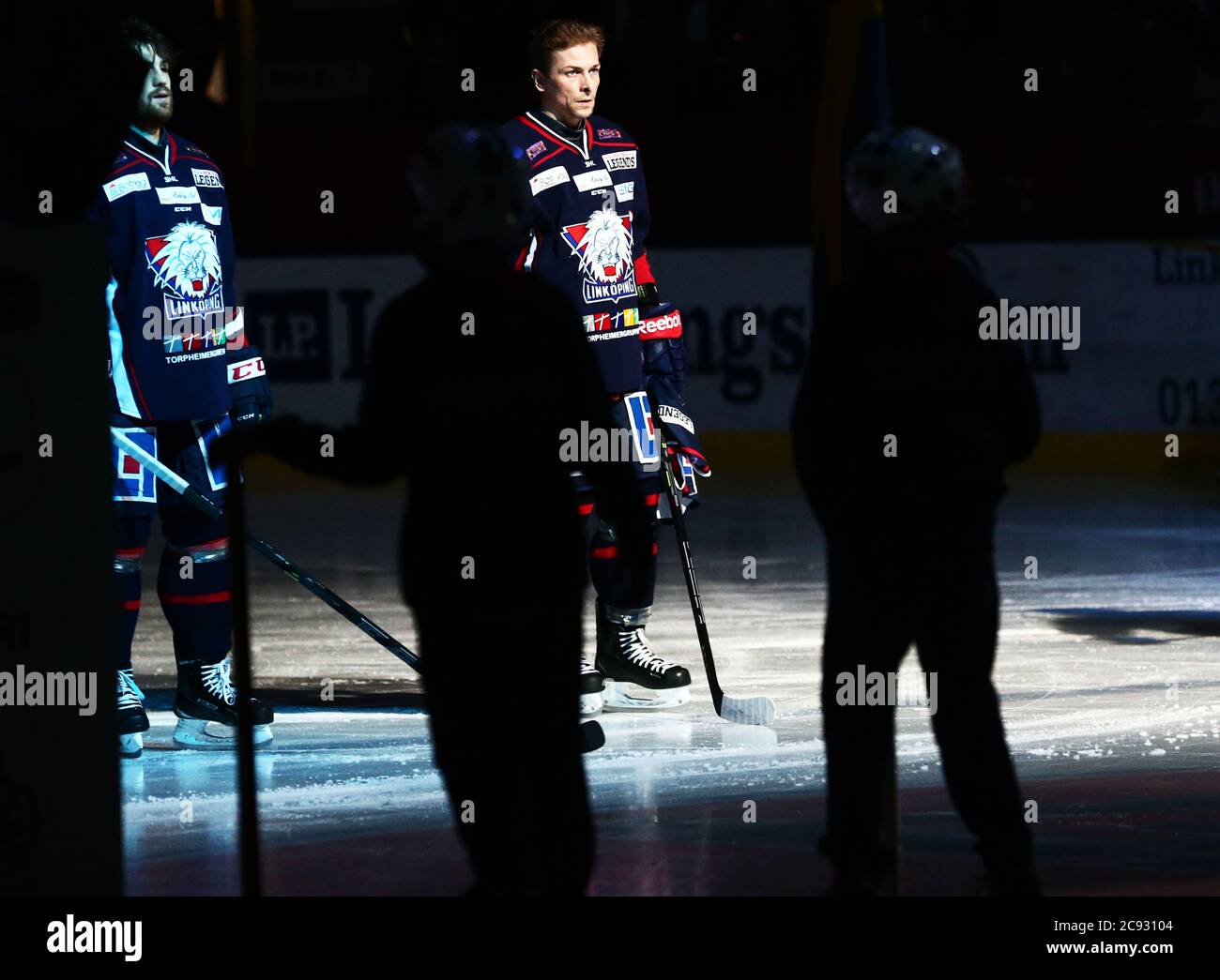 Linköping, Sverige 20150321 quart final 5 dans SHL entre Linköping HC (LHC) - HV71 dans l'arène Saab. Photo : Magnus Johansson de LHC. Photo Jeppe Gustafsson Banque D'Images