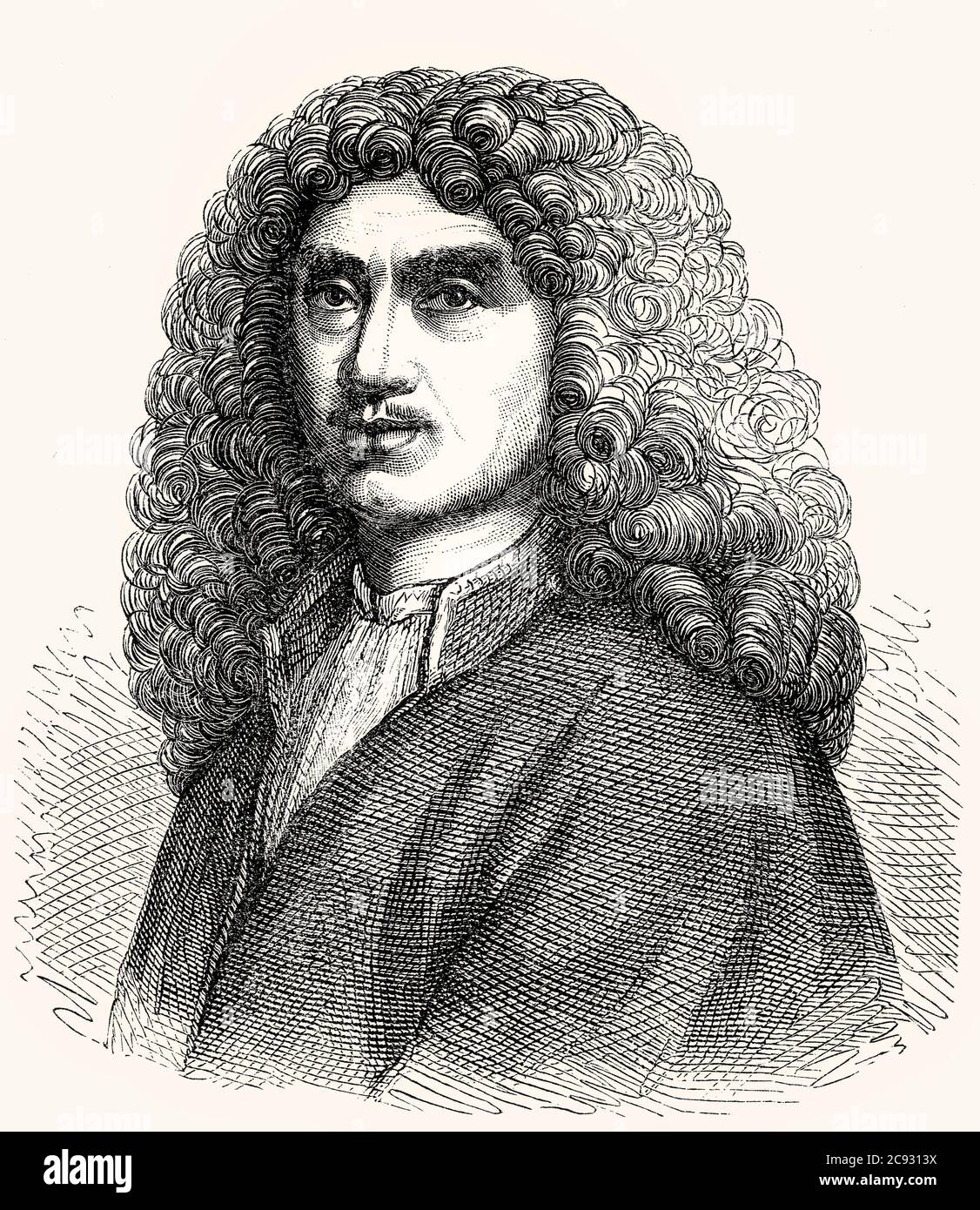 Jean-Baptiste Poquelin 1622-1673, connu sous le nom de Molière, est un  dramaturge, acteur et poète français Photo Stock - Alamy