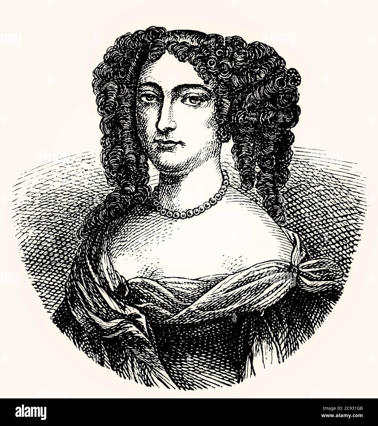 Marie de Rabutine-Chantal, marquise de Sévigné, 1626 – 1696, aristocrate française Banque D'Images