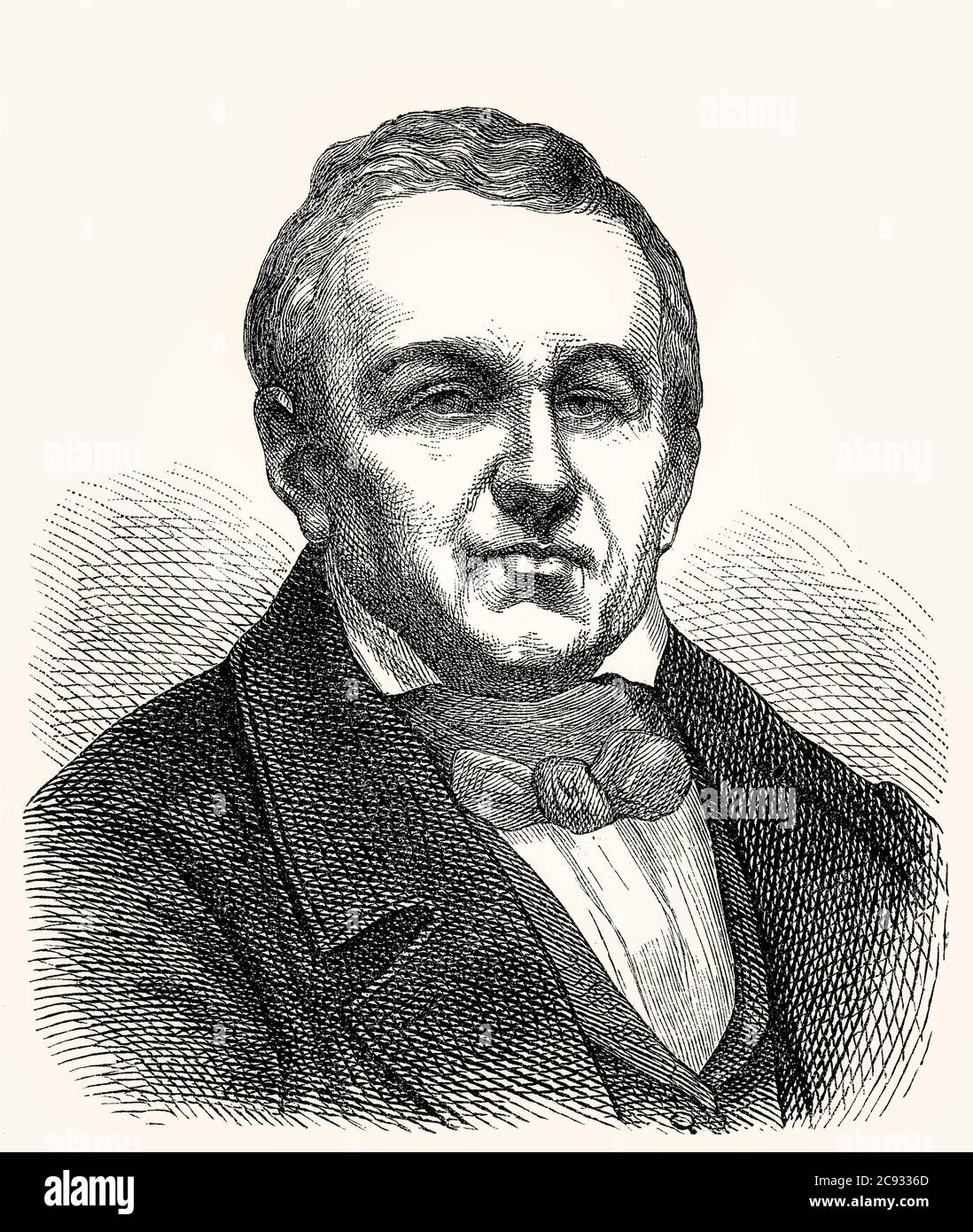 Abel-François Villemain, 1790 – 1870, homme politique et écrivain français Banque D'Images