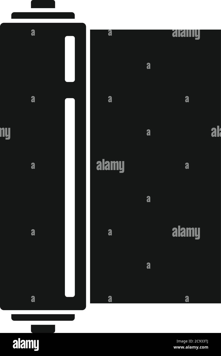 Icône de rouleau de film de la fonction. Illustration simple de la structure film rouleau icône vecteur pour la conception de web isolée sur fond blanc Illustration de Vecteur
