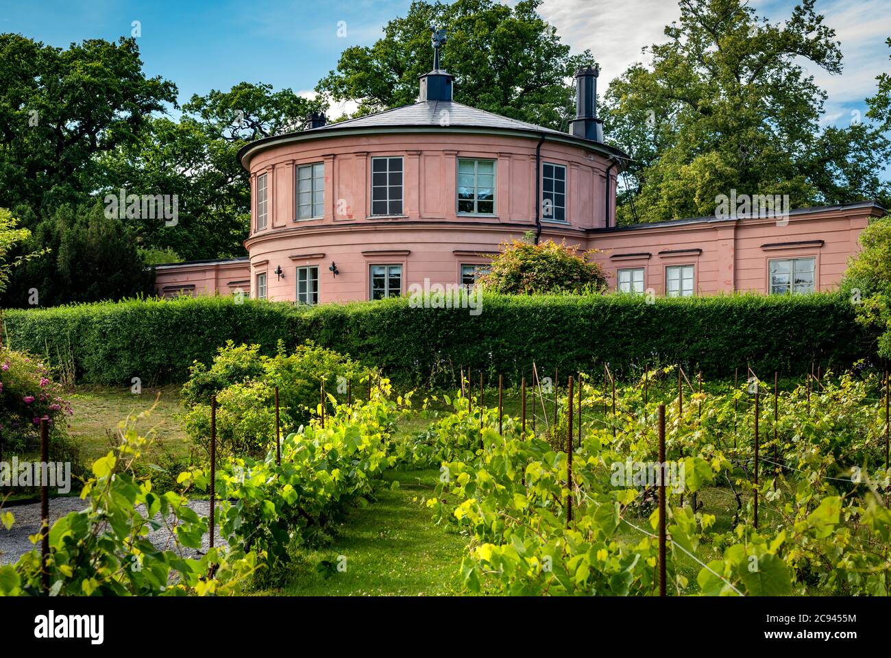 Jardins Rosendal, jardin biologique, île de Djurgården, Stockholm, Suède Banque D'Images