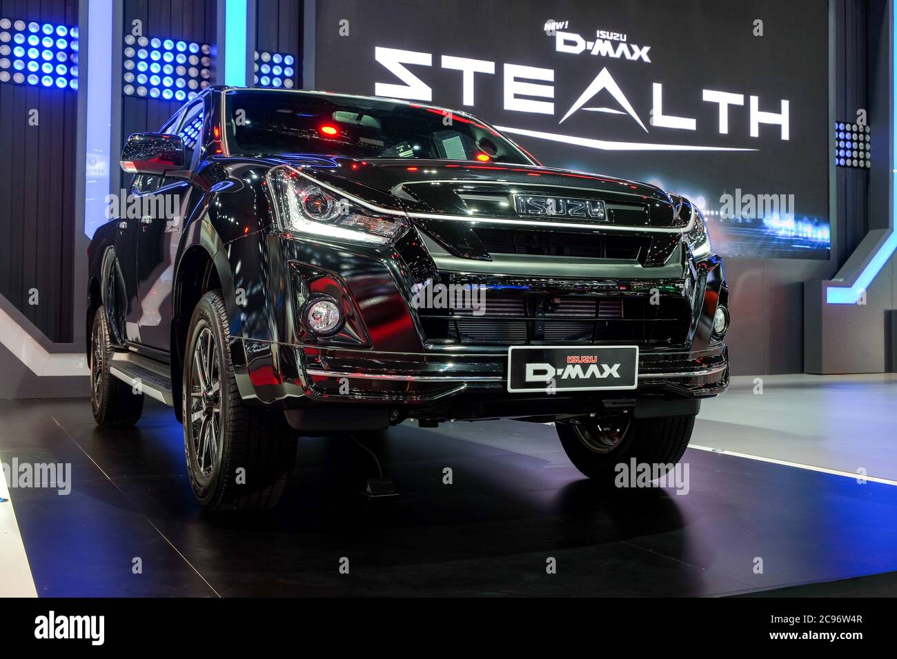 Nonthaburi-Thaïlande 28 NOV 2018: ISUZU D-MAX FURTIF exposé à la 35e Expo internationale automobile de Thaïlande 2018 Banque D'Images