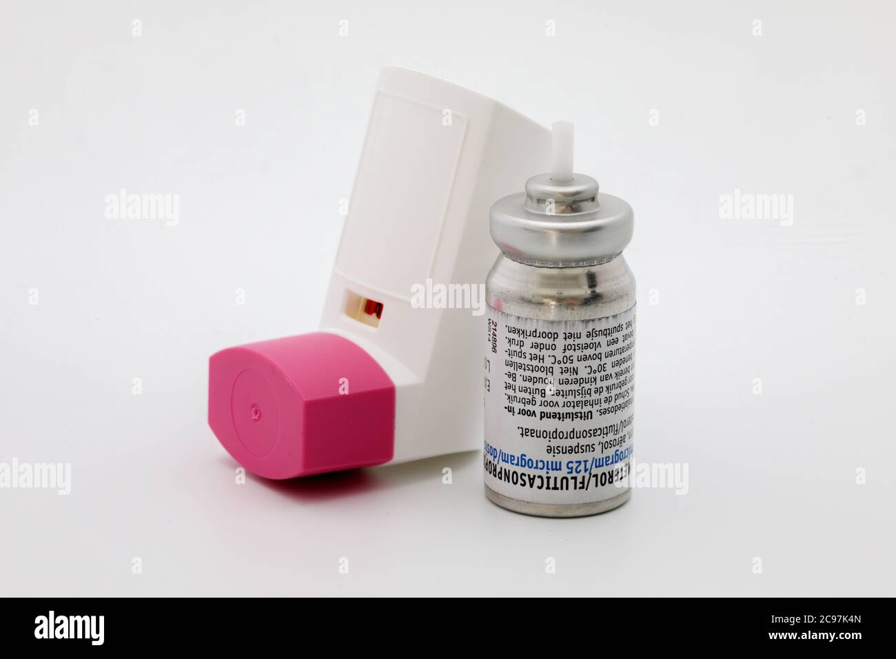 inhalateur et médicament contre l'asthme et l'essoufflement Banque D'Images
