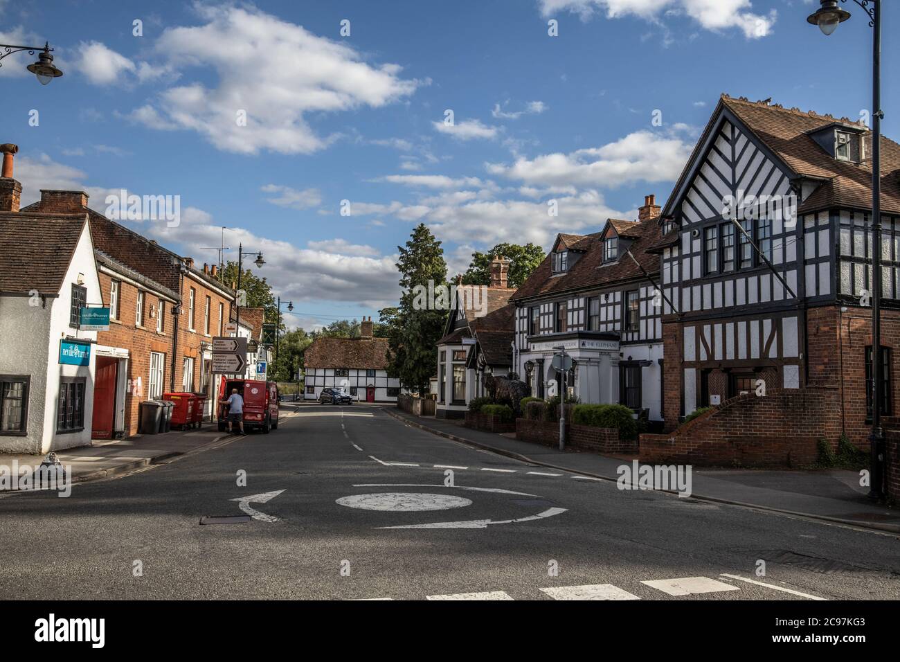 Village de Pangbourne, situé sur la Tamise, dans le comté de Berkshire, Angleterre, Royaume-Uni Banque D'Images