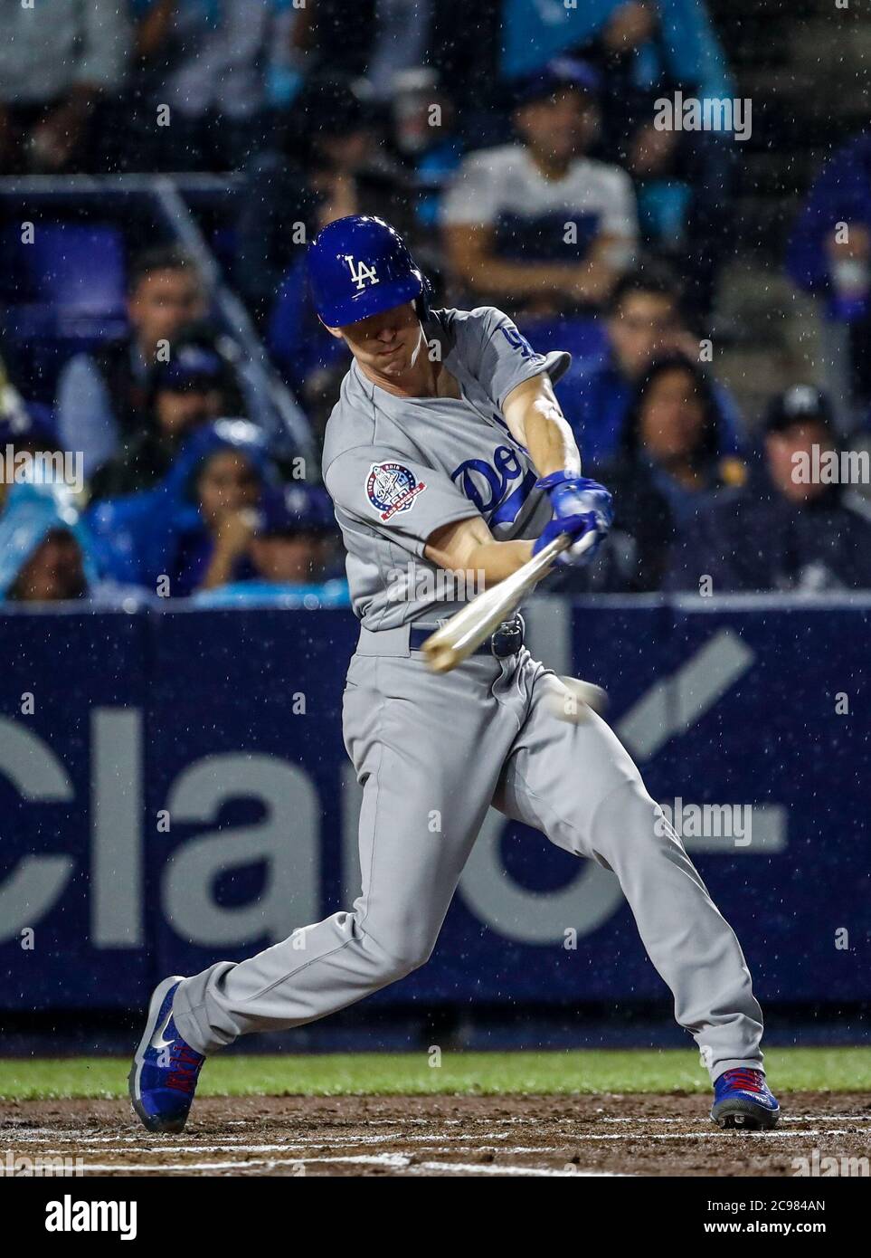 Walker Buehler de los dodgers, durante el partido de beisbol de los Dodgers de Los Angeles contra Padres de San Diego, durante el primer juego de la série las Ligas Mayores del Beisbol en Monterrey, Mexico el 4 de Mayo 2018.(photo: Luis Gutierrez) Banque D'Images