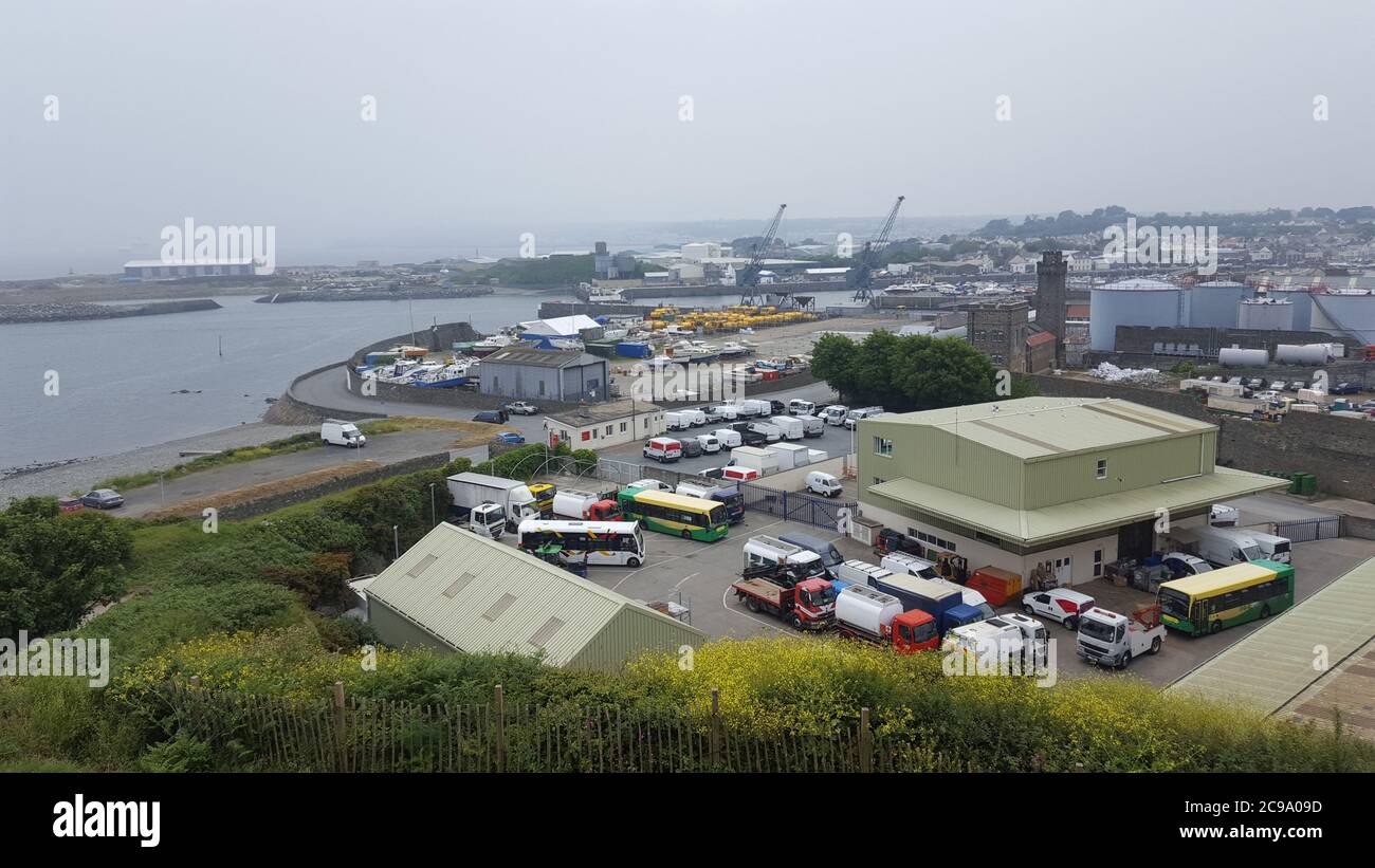 Le pont, Vale, Guernesey Channel Islands Banque D'Images