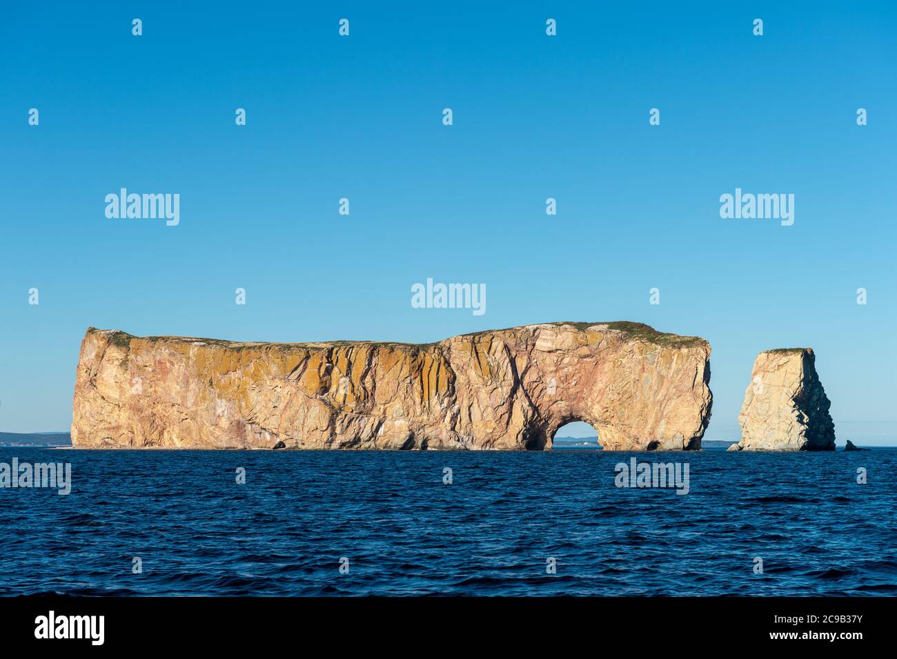 Rocher Perce dans la péninsule de Gaspe, Québec, Gaspésie, Canada Banque D'Images