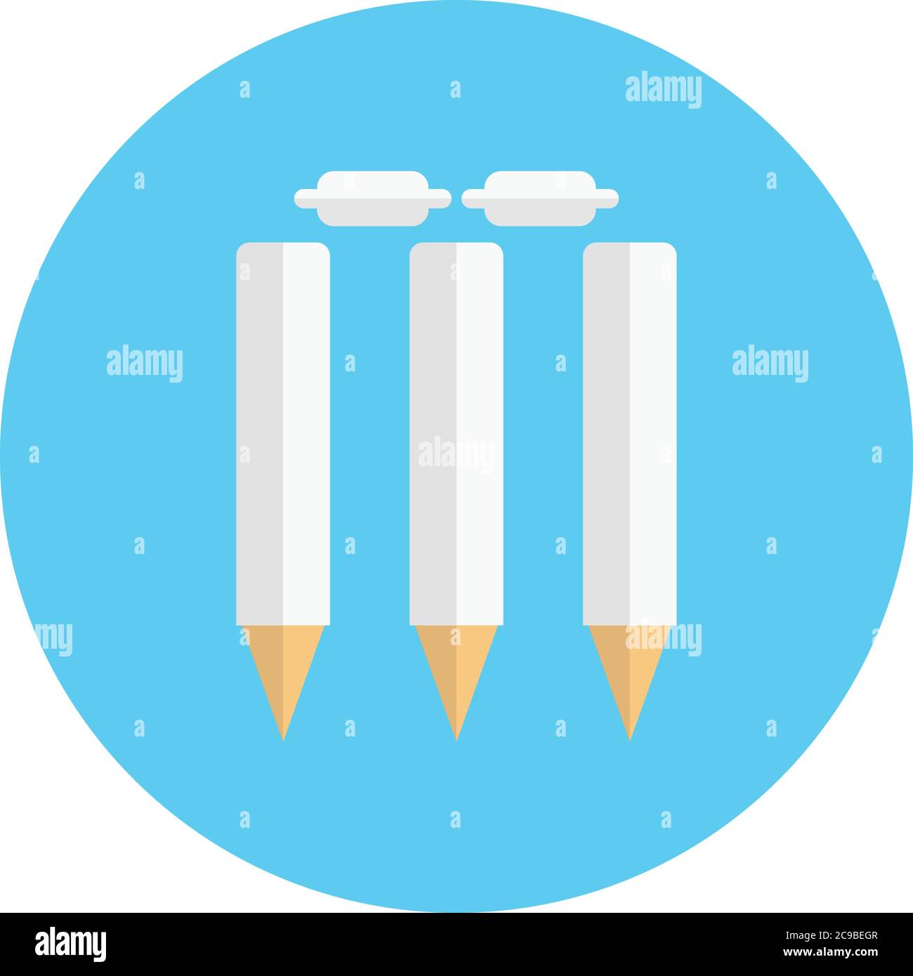 Cricket Illustration de Vecteur