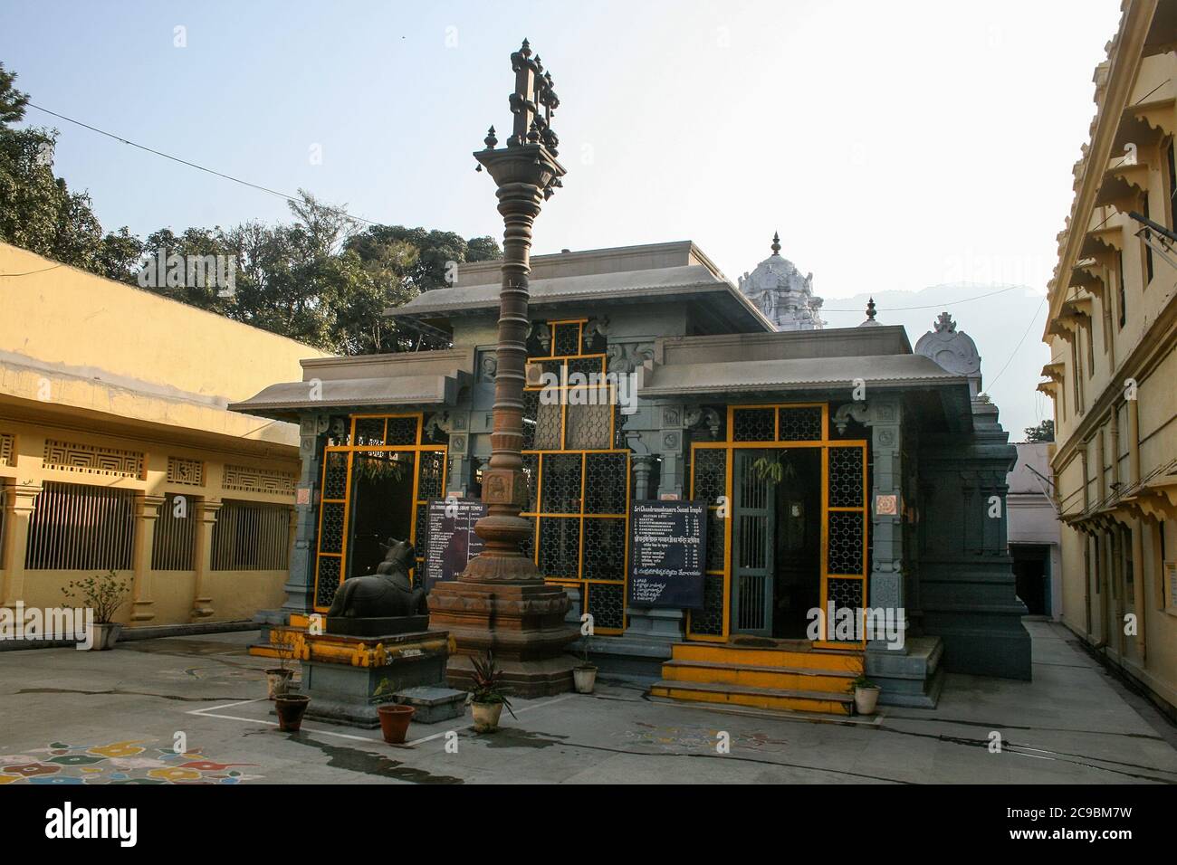 Temple de Shri Venkateswara Vari . Rishikesh et Haridwar sont des destinations touristiques populaires appelées villes à deux patrimoines Banque D'Images