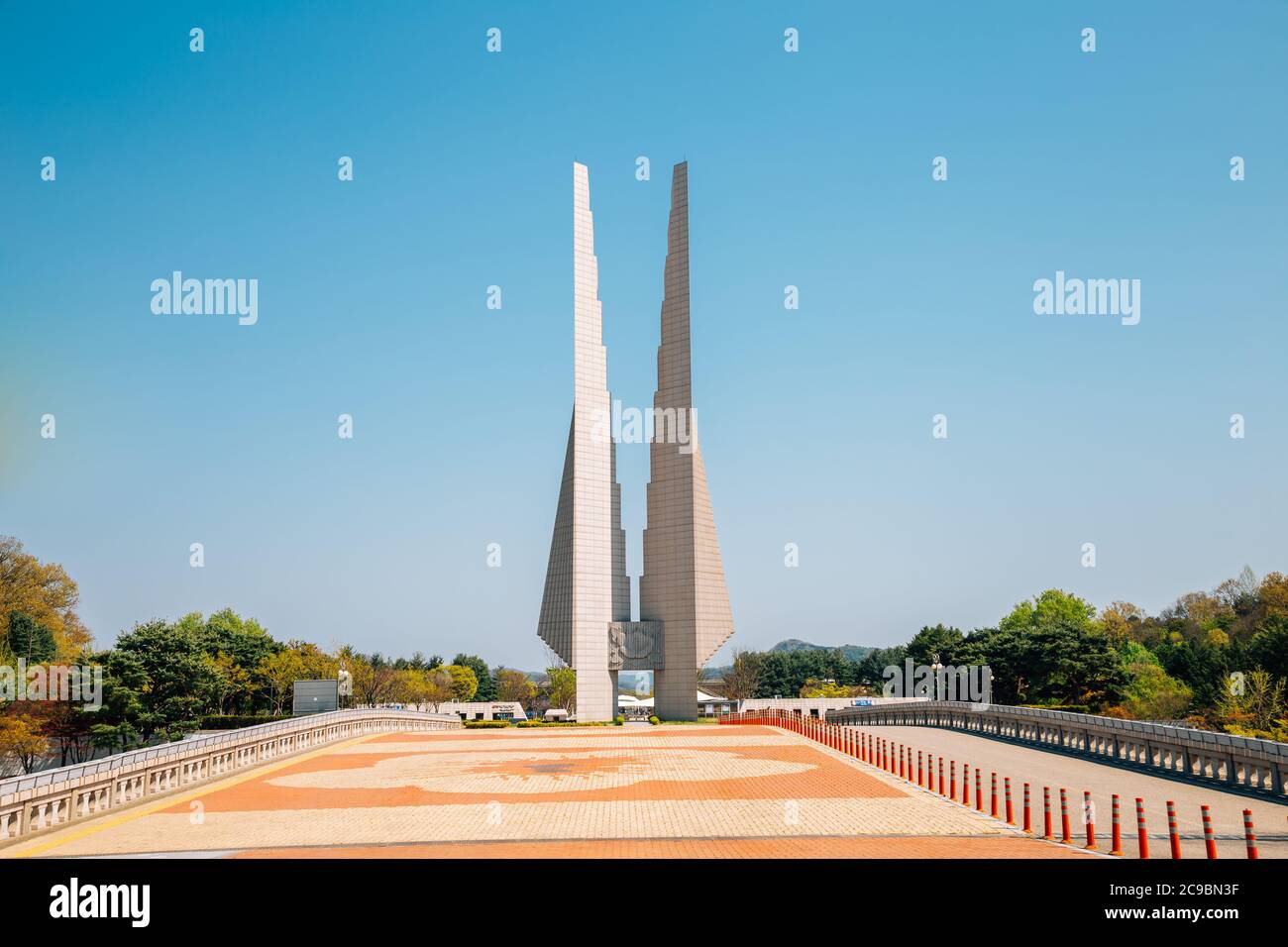 Cheonan, Corée - 28 avril 2020 : la salle de l'indépendance de la Corée Banque D'Images