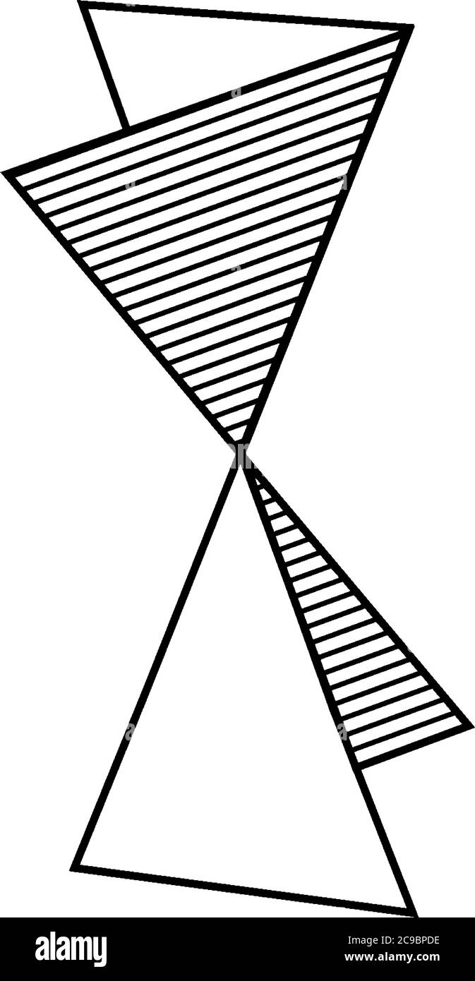 Angles diédriques entre les faces adjacentes des plans avec une arête commune, un dessin au trait vintage ou une illustration de gravure. Illustration de Vecteur