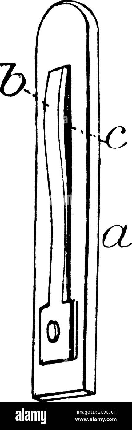 Un ancien instrument de musique, orgue Reed, un tuyau d'orgue qui est sonné par un roseau, une bande de laiton vibrante, un dessin de ligne vintage ou un illustr de gravure Illustration de Vecteur