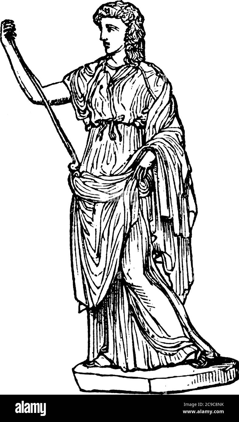 Deux types de Tunica ou de chiton une sorte de sous vetement porte par les Grecs Le Dorian et Ionien. Le Dorian etait une chemise en laine courte sans slee Image Vectorielle Stock
