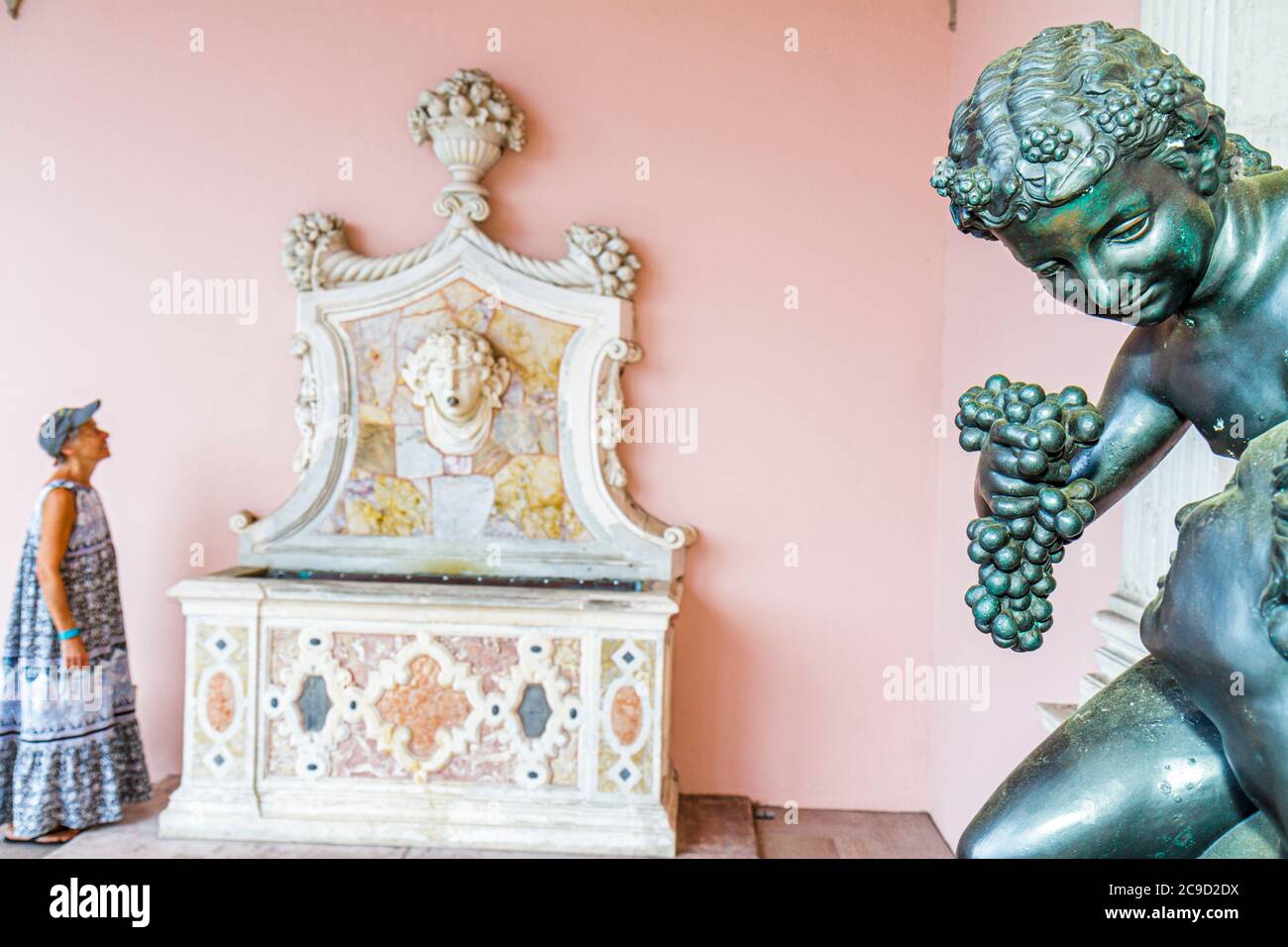Sarasota Floride, John et & Mable Ringling Musée d'Art, domaine, sculpture classique, les visiteurs voyage visite touristique sites touristiques Banque D'Images