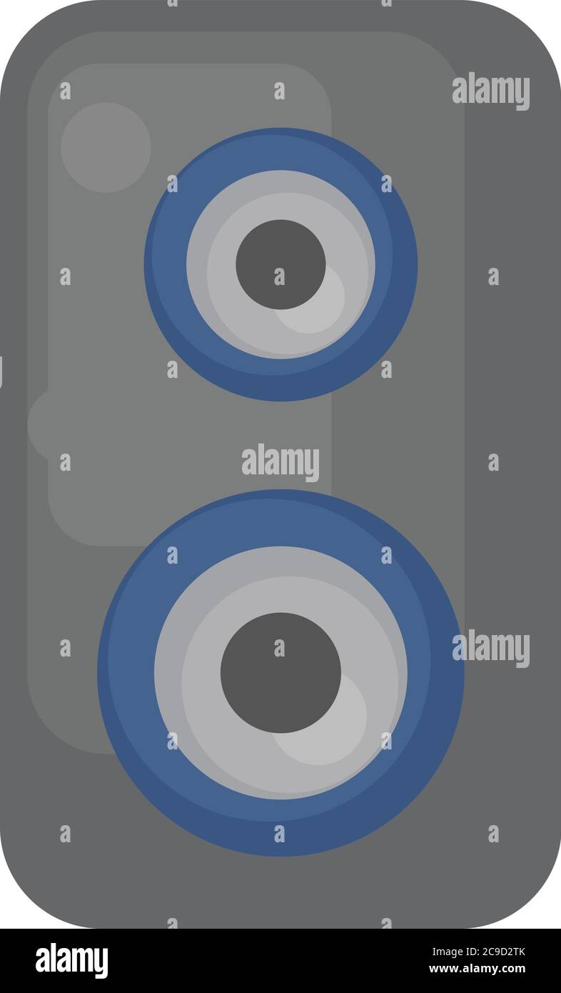 Haut-parleur Bluetooth, illustration, vecteur sur fond blanc Illustration de Vecteur