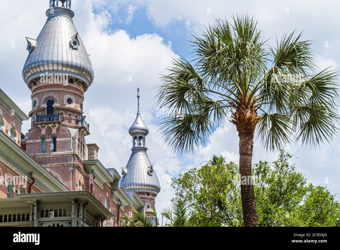 Tampa Floride, Université de Tampa, 1891 Tampa Bay eau, hôtel hôtels hébergement inn motels motels, Henry B. Plant Museum, campus, les visiteurs voyage à Banque D'Images