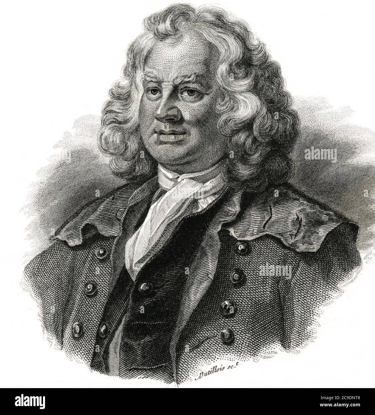 TJOMAS CORAM (c 1668-1751) capitaine de mer et philanthrope anglais, a créé l'hôpital Foundling Banque D'Images