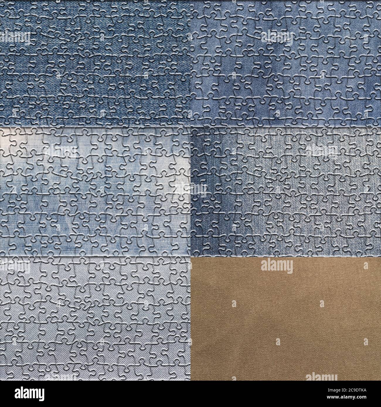 Ensemble de Jean bleu usé texture, fond, toile de fond Banque D'Images