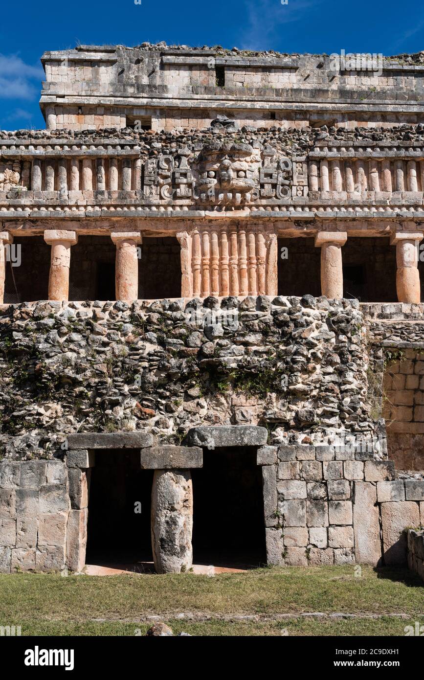 Les ruines de la ville maya de Sayil font partie du Centre du patrimoine mondial de l'UNESCO de la ville préhispanique d'Uxmal, à Yucatan, au Mexique. Banque D'Images