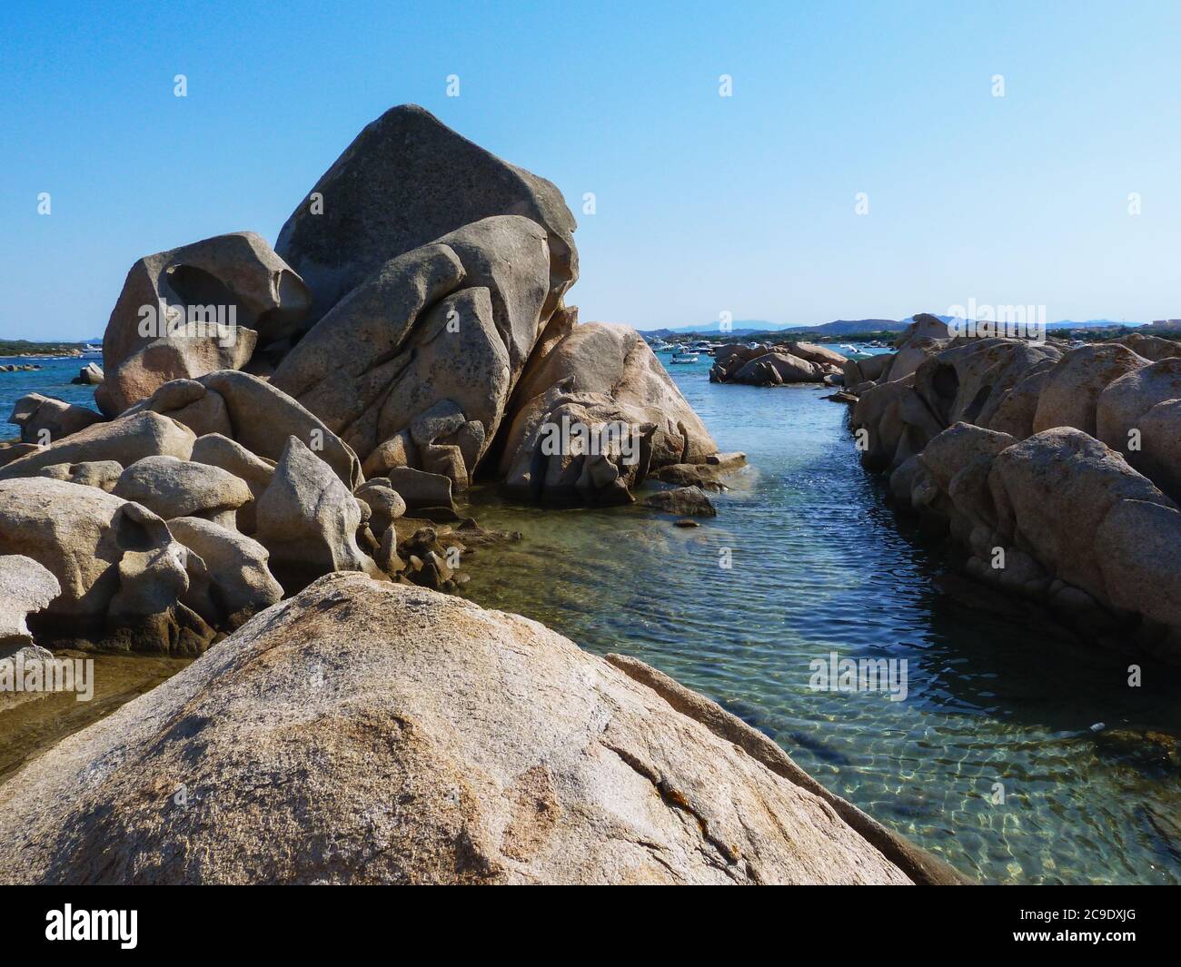 Polpo Beach, île de la Maddalena, province de Sassari, Sardaigne, Italie, Europe Banque D'Images