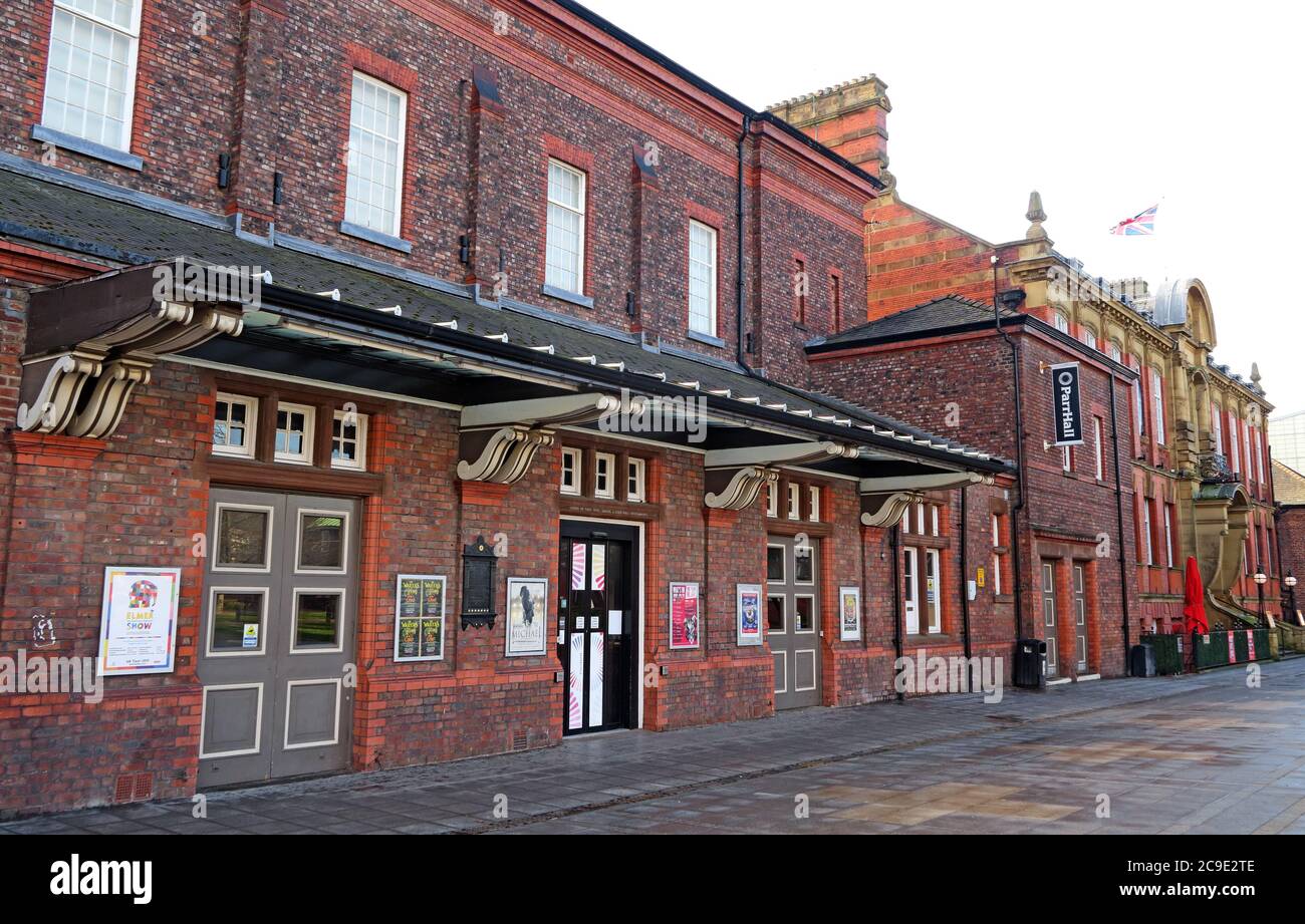 Parr Hall Theatre,Palmyra Square,Warrington Cultural Quarter,Cheshire, Angleterre,UK , quartier des arts,Pyramid Arts Centre Banque D'Images