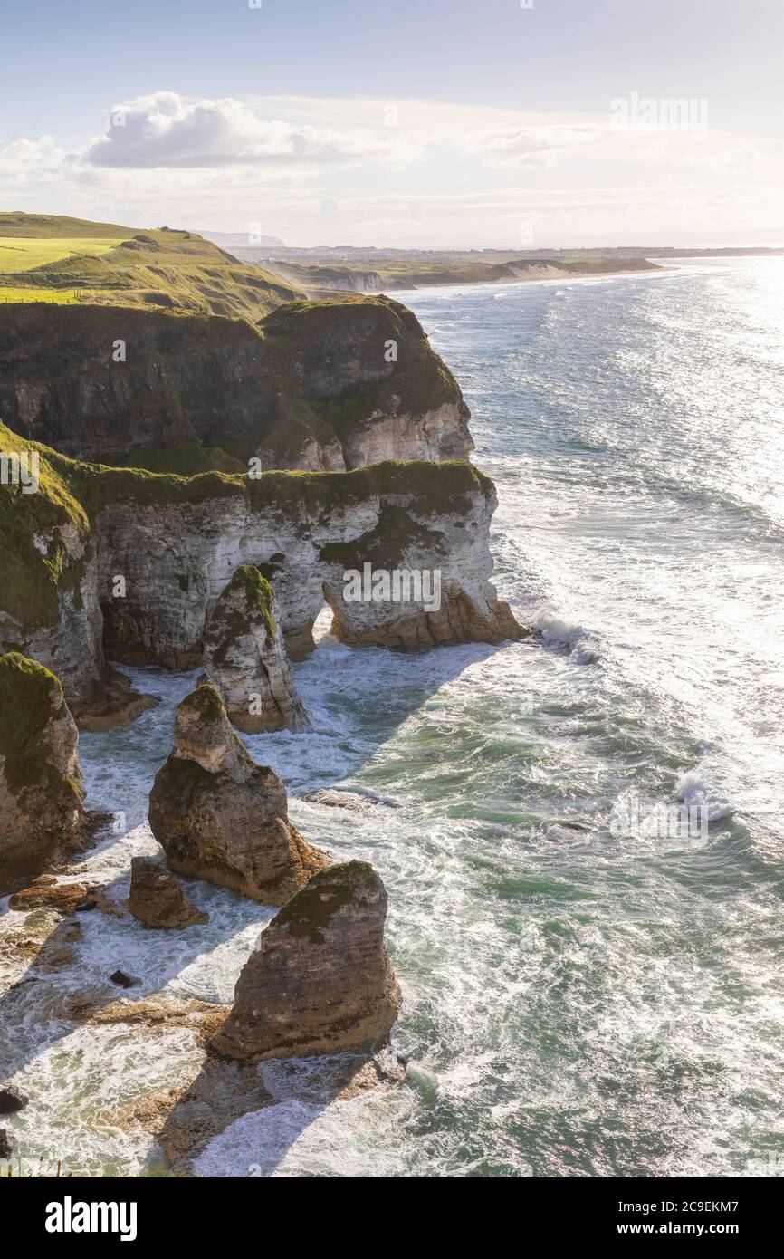 Whiterocks, Portrush, Co. Antrim, Irlande du Nord Banque D'Images