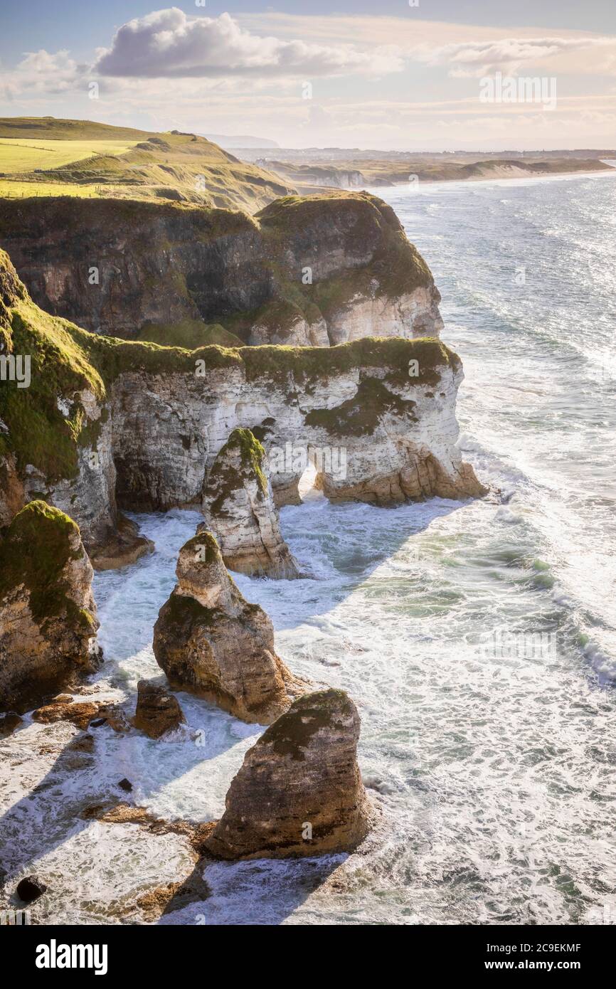 Whiterocks, Portrush, Co. Antrim, Irlande du Nord Banque D'Images