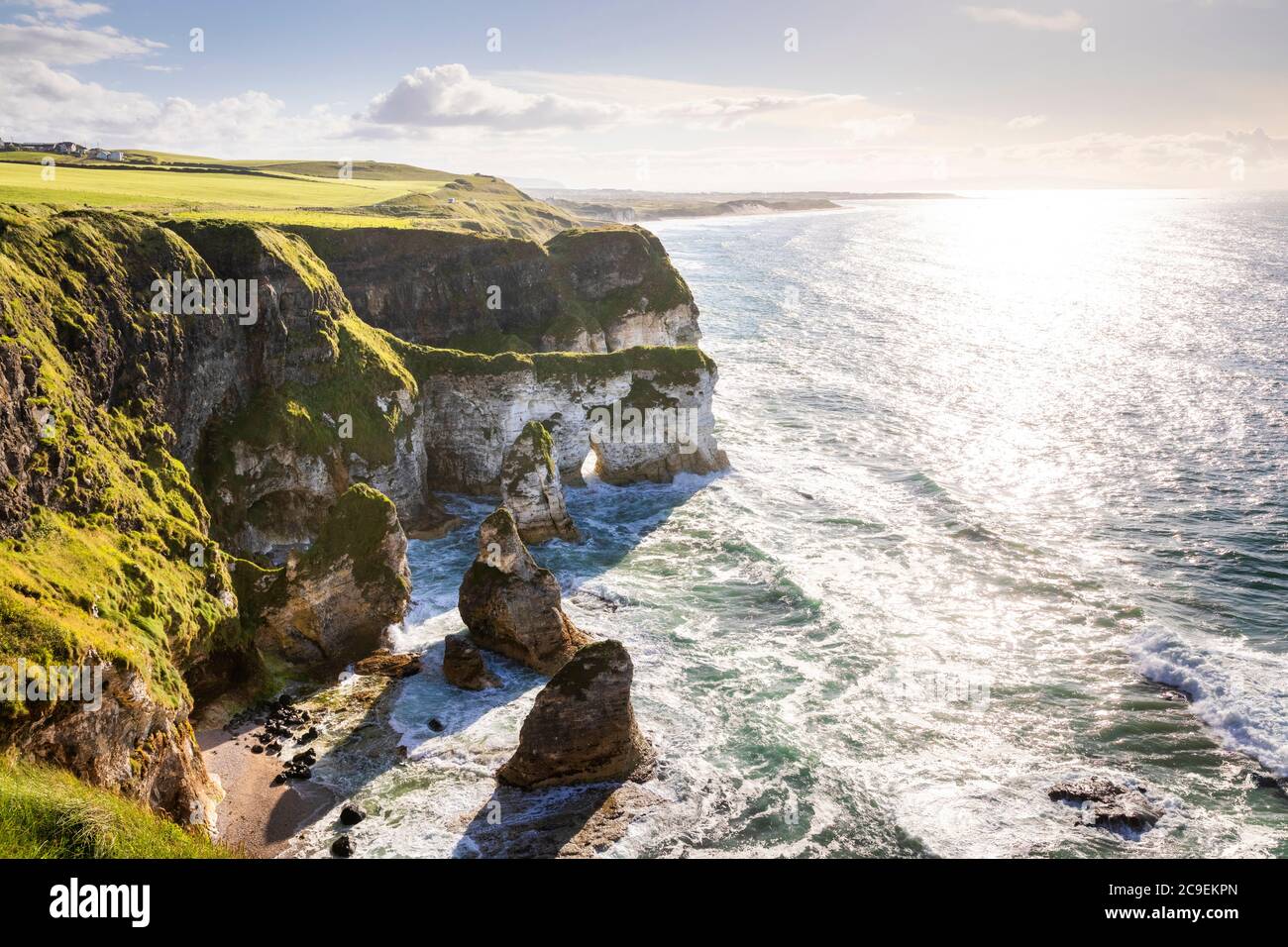 Whiterocks, Portrush, Co. Antrim, Irlande du Nord Banque D'Images