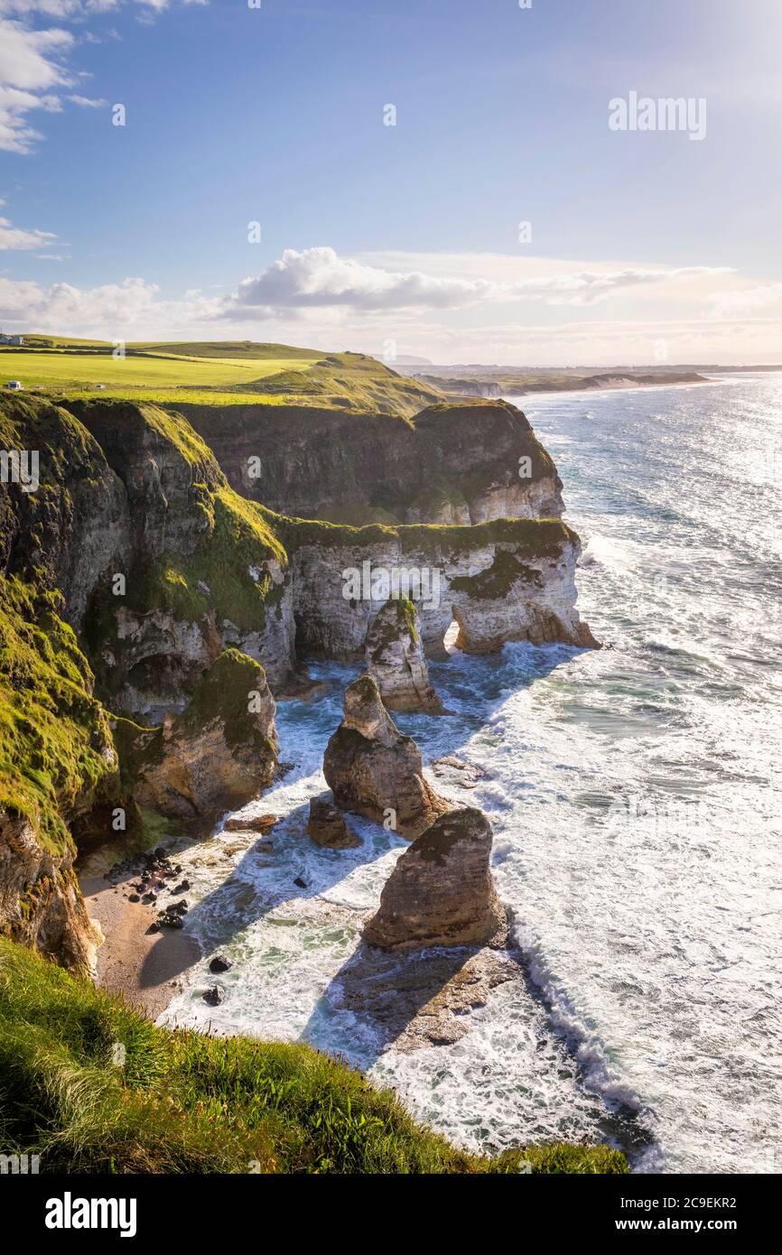 Whiterocks, Portrush, Co. Antrim, Irlande du Nord Banque D'Images