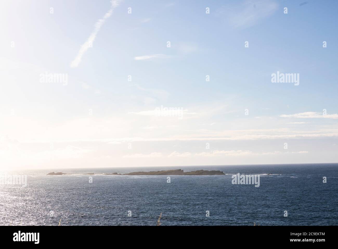 Skerries Islands au large de Portrust, Co. Antrim, Irlande du Nord Banque D'Images
