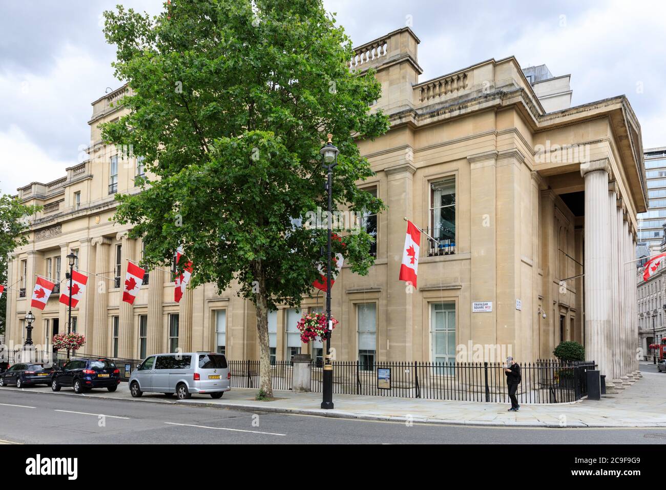 Canada House, haut-commissariat du Canada au Royaume-Uni, extérieur, Trafalgar Square, Londres, Angleterre, Royaume-Uni Banque D'Images