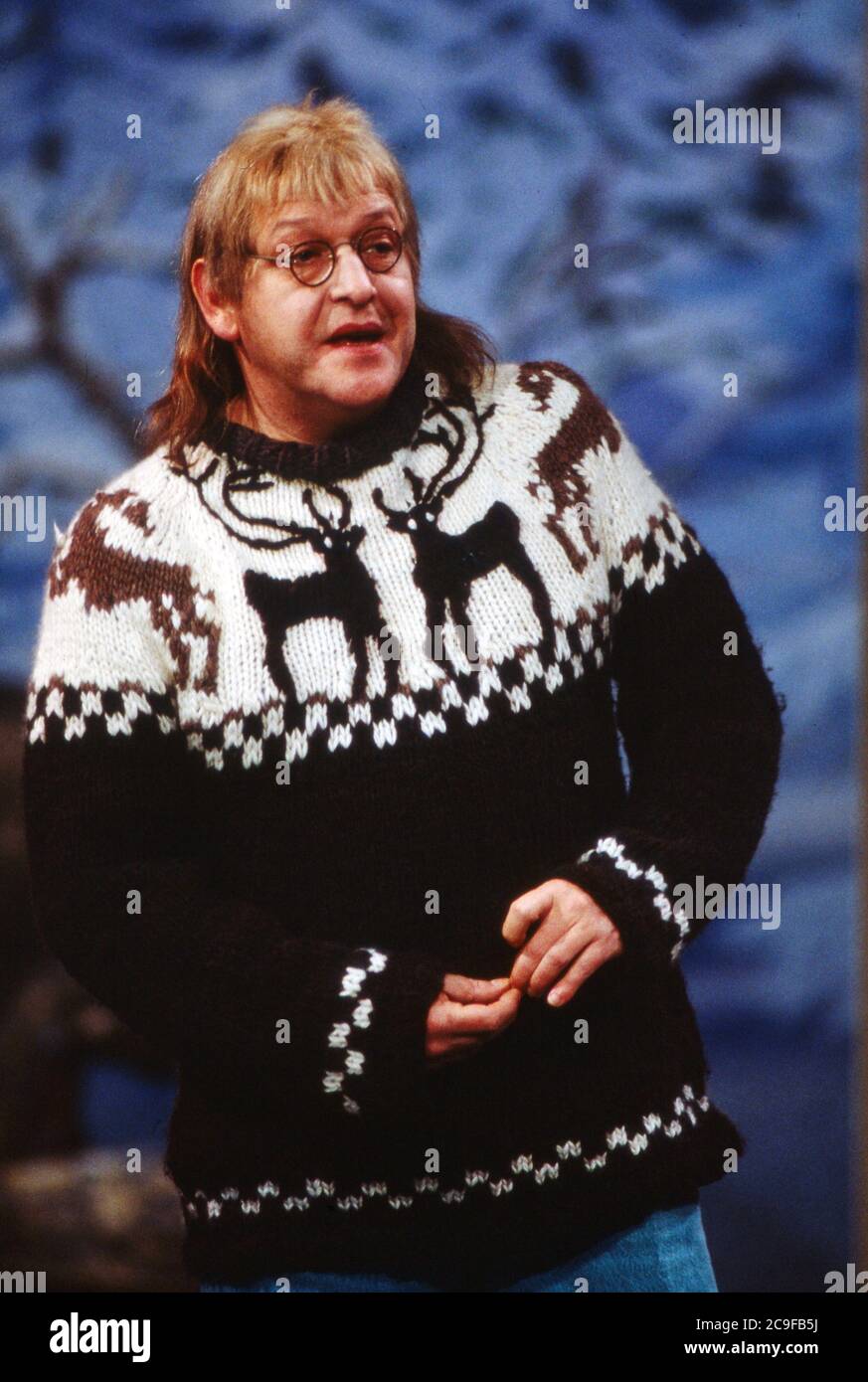 Wetten dass, Spielshow, Deutschland 1992, Gaststar diether Krebs als Martin Banque D'Images