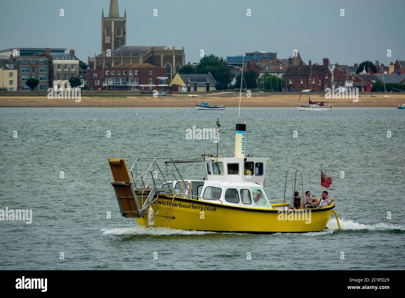 Port de Felixstowe Harwich port ferry Banque D'Images