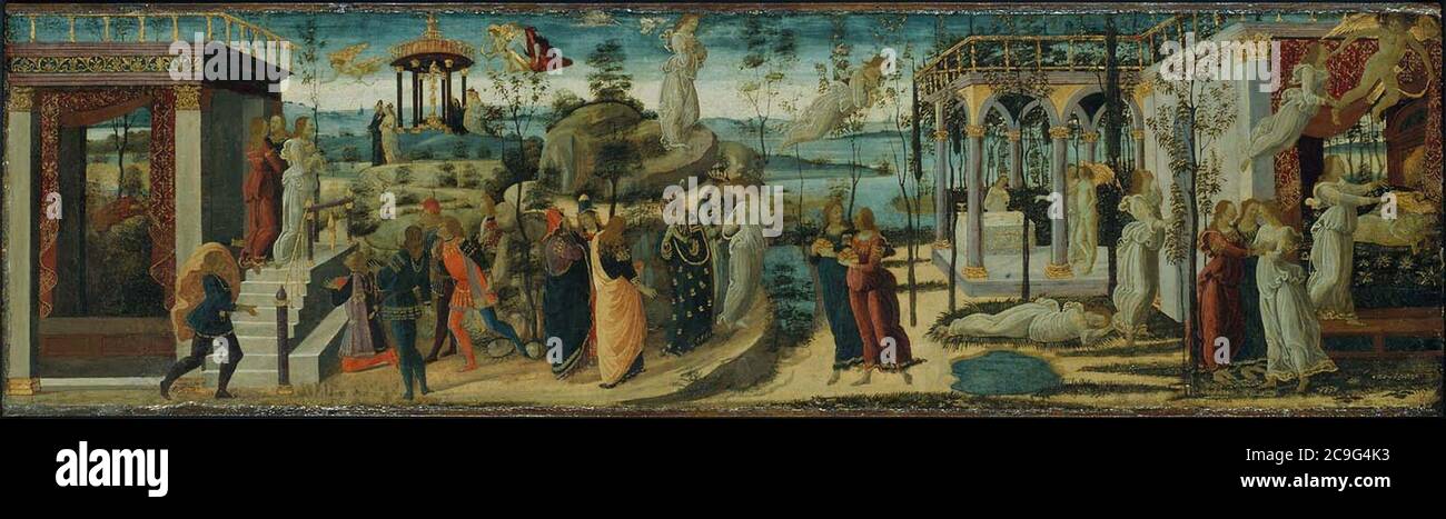 Jacopo del Sellaio - Histoire de psyché Banque D'Images