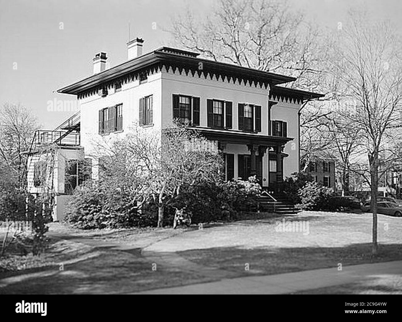 James Dwight Dana House 24 Hillhouse Avenue New Haven (New Haven County Connecticut). Banque D'Images