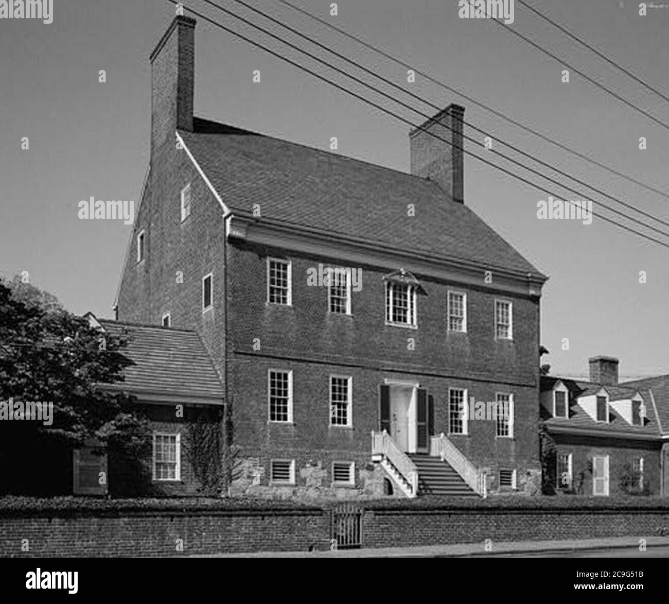 James Brice House 42 East Street Annapolis (Anne Arundel County Maryland). Banque D'Images