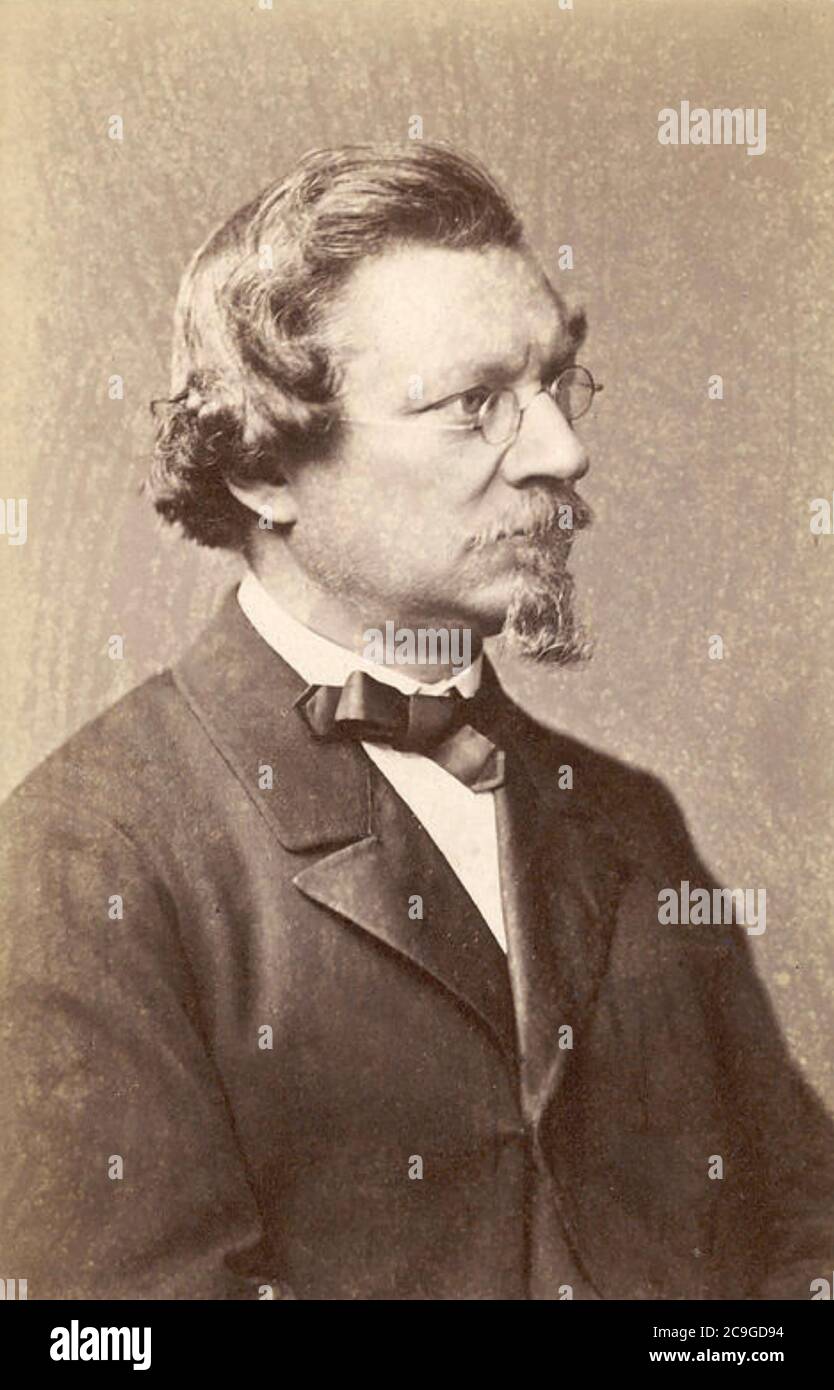 AUGUST von HOFMANN (1818-1892) chimiste allemand Banque D'Images